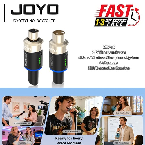 Joyo 8ghz xlr - 5.8ghz, transmitter